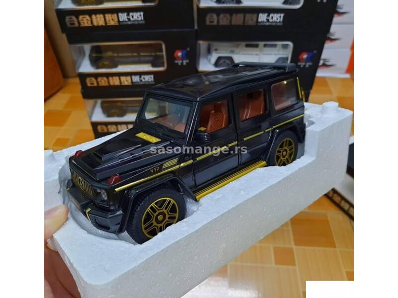 Mercedes Benz AMG G63 metalni autić crni