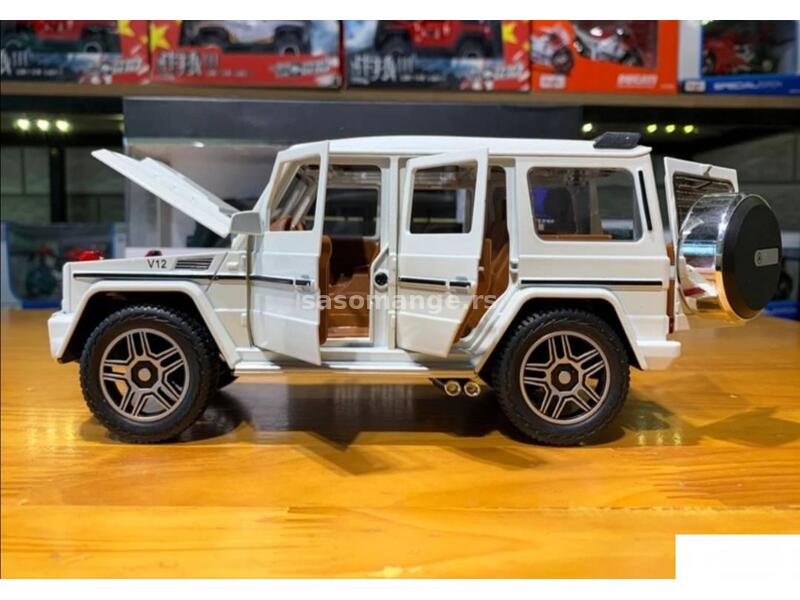 Mercedes Benz AMG G63 metalni autić beli