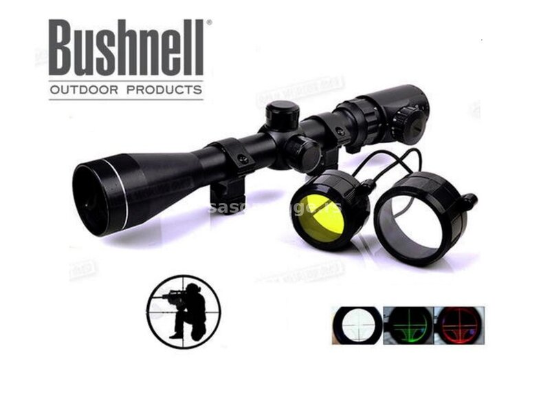 Bushnell - Optika sa nosačima za pušku [3.5-10 x 50]