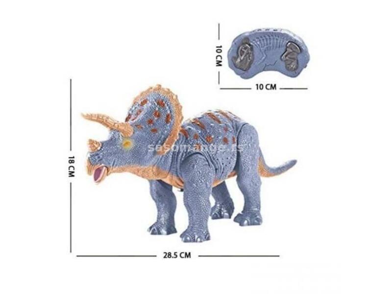 Dinosaurus Triceratops Na Daljinsko Upravljenje