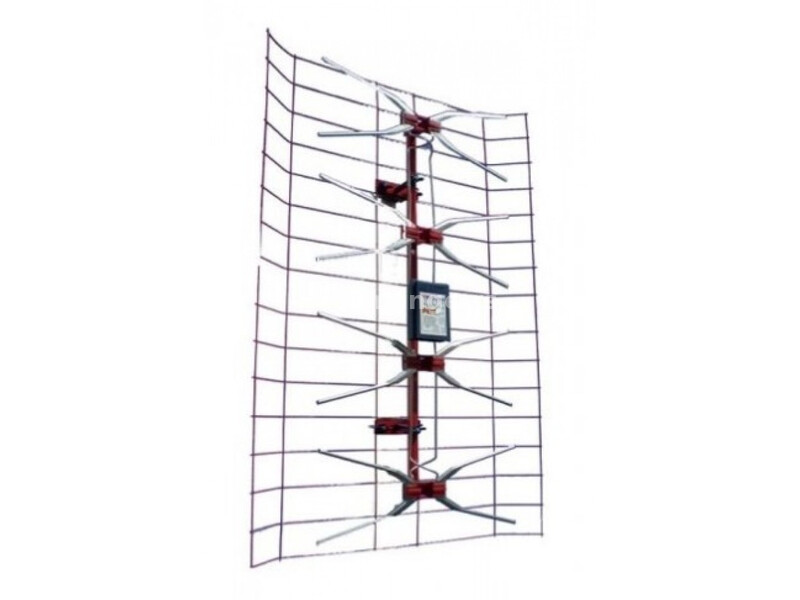 Antena TV panel V2.0 Spoljna sa pojacalom, 15-32db, UHF/VHF/DVB-T2