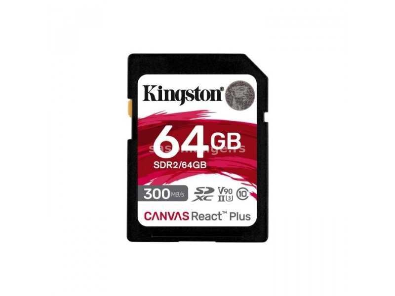 KINGSTON SDXC Kartica Canvas React Plus 64GB