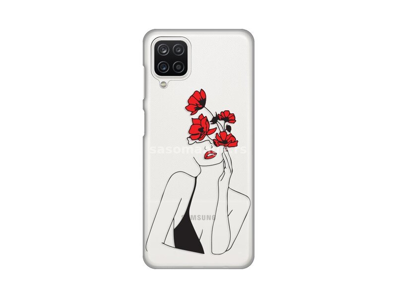 Futrola za Samsung Galaxy A12 leđa Print skin - miris cveća