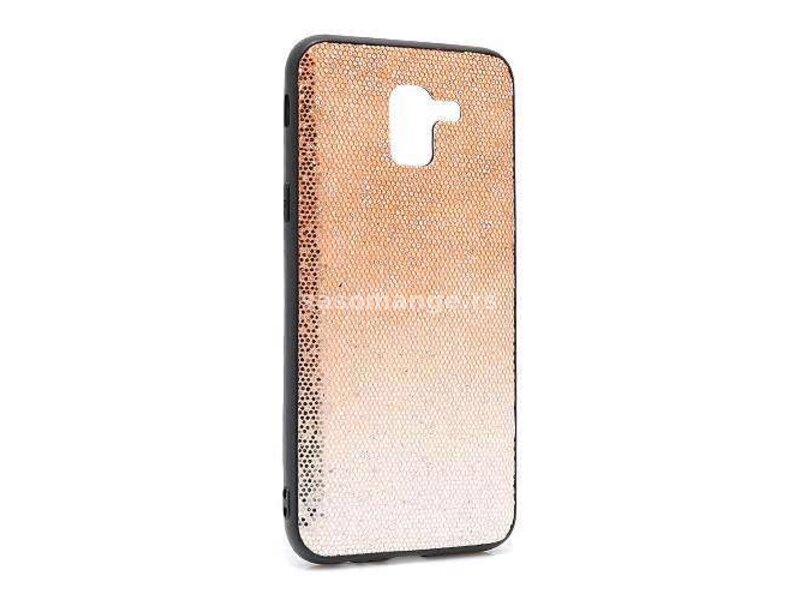 Futrola za Samsung Galaxy J6 Glittering new zlatno-srebrna