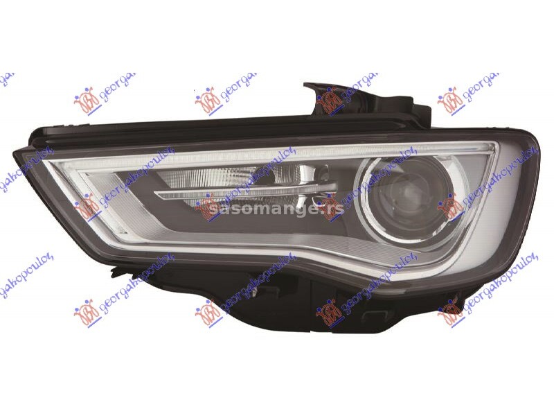 FAR Bi-XENON SA LED DNEVNIM SVETLOM (HELLA) AUDI A3 SPORT SEDAN/CABRIO 13-16