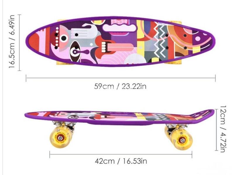 Penny board - skjet ljubičasti 60cm