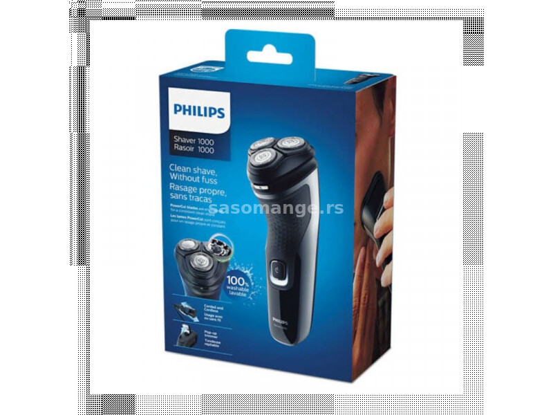 Aparat za brijanje Philips S1332/41 kružni flex noževi/punjivi