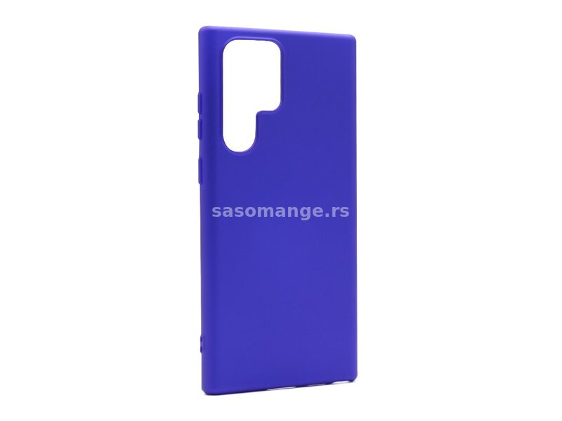 Futrola za Samsung Galaxy S22 Ultra 5G Soft silikon plava