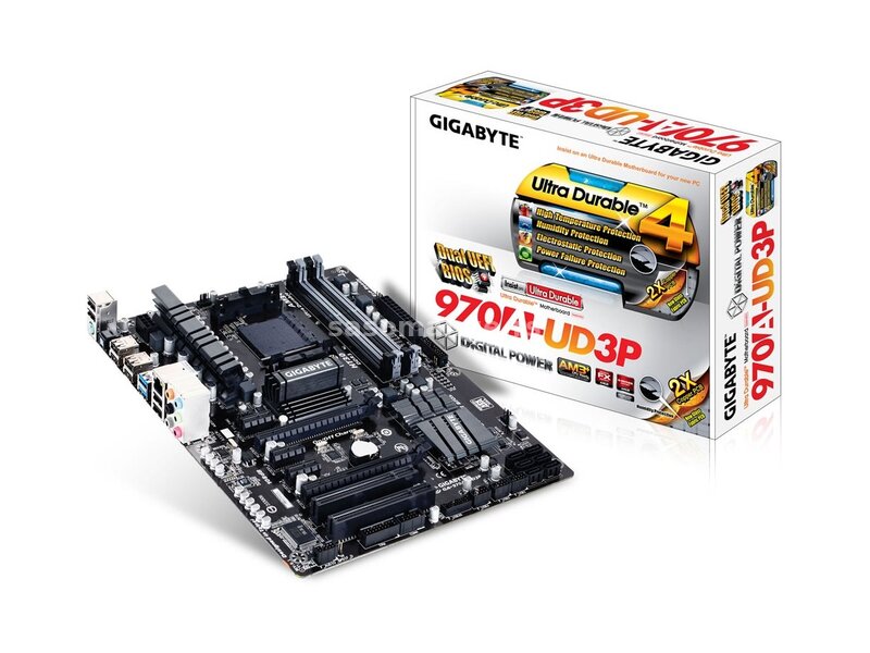 Gigabyte 970A-UD3P + CPU + 4GB do 5 VGA mining