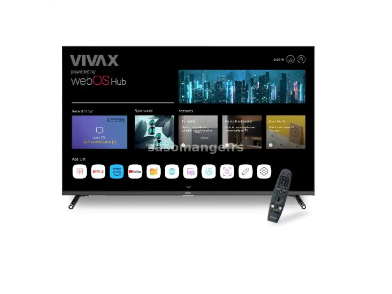 SMART LED TV 50 Vivax Imago TV-50S60WO 3840x2160UHD4KDVB-T2S2C webOS