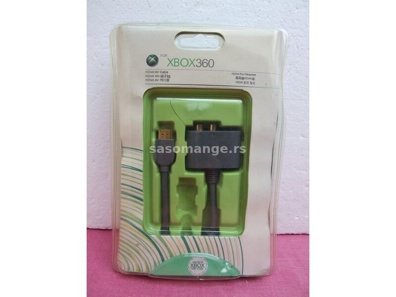 Xbox 360 HDMI AV kabl ORIGINAL NOVO!