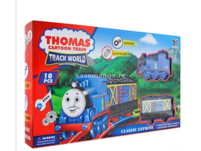 Thomas voz sa šinama 10 delova