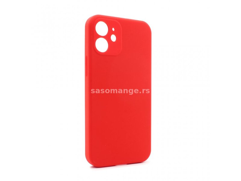 Futrola za iPhone 12 mini leđa Baseus Liquid Silica - crvena