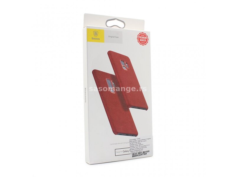 Futrola za Samsung Galaxy S9 leđa Baseus original - crvena