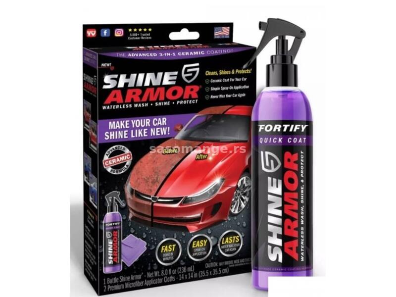 Sprej za poliranje automobila Shine armor