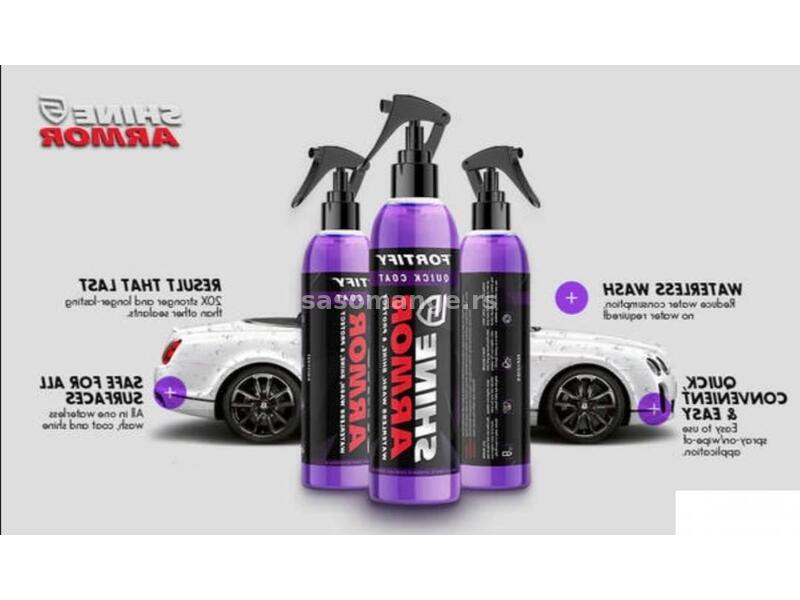 Sprej za poliranje automobila Shine armor