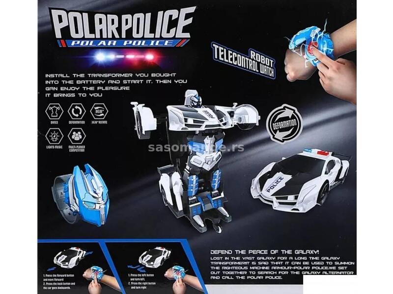 Transformers Polar Police auto upravljanje satom
