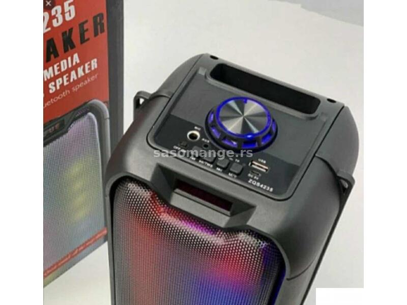 Bluetooth karaoke zvučnik+daljinski+mikrofon - ZQS 4235