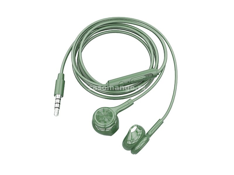 Slušalice bubice sa kablom Moxom MX-EP15 zelena