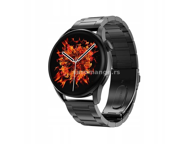 Pametni sat (smart watch) DT3 metal/silikon - crna