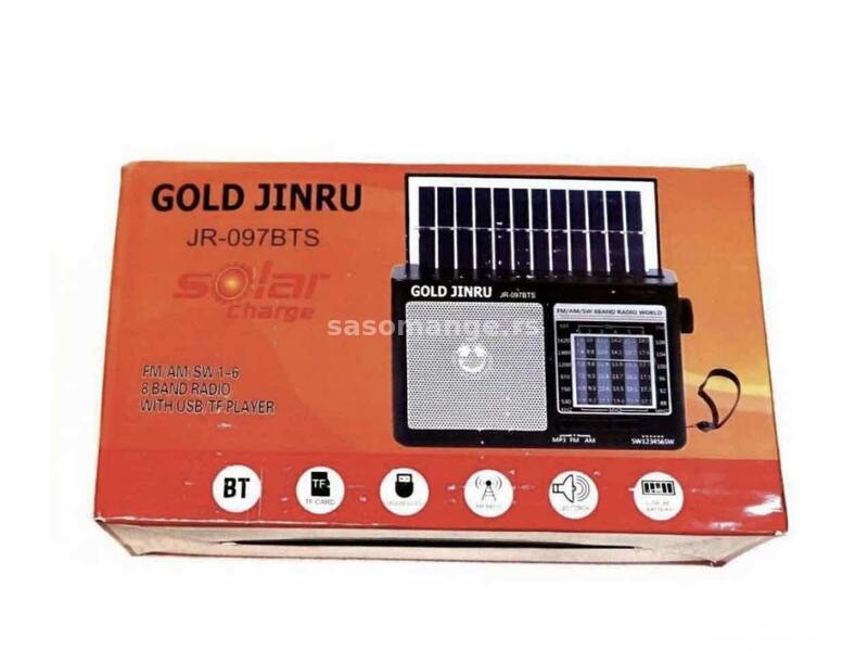 Radio tranzistor na baterije - struju i solarno punjenje -BT