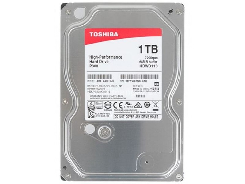 Toshiba P300 1TB 3.5"