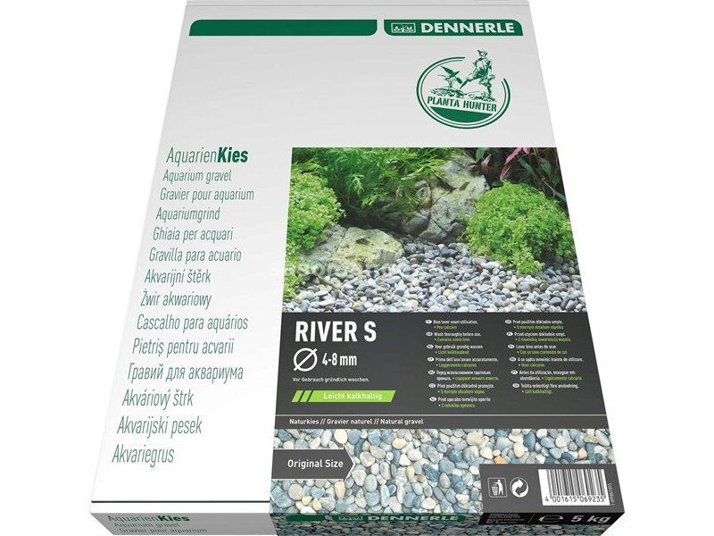 Dennerle Natural gravel Plantahunter River 5kg