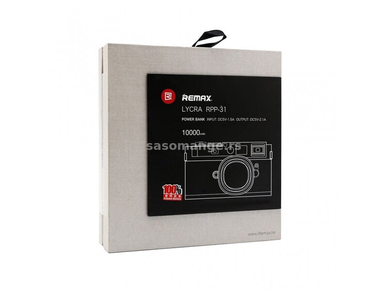 Eksterna baterija Power bank Remax RPP-31 10000mAh bela