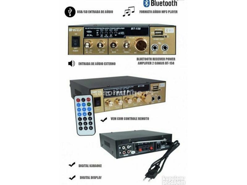 Blutut stereo resiver BT-158A-A pojačalo karaoke