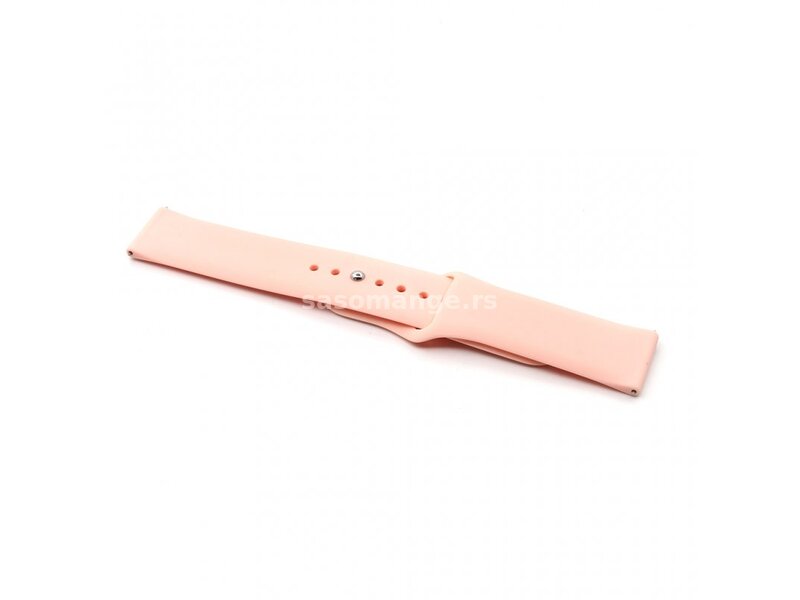 Narukvica plain za pametni sat (smart watch) 22mm roze