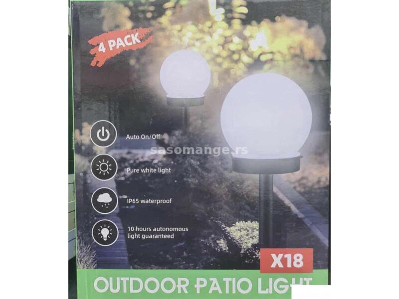 Solarna lamps lampa za dvorište pakovanje 4 kom - X18