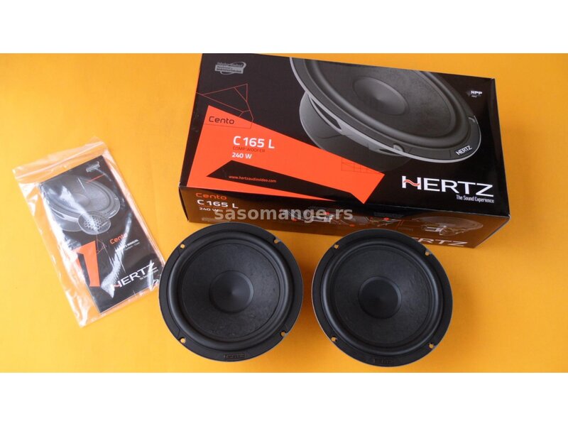 Hertz CENTO C165L (165mm/kick-bass/80W RMS)