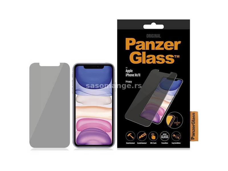 PANZERGLASS Screen Protector Privacy iPhone XR/11 black