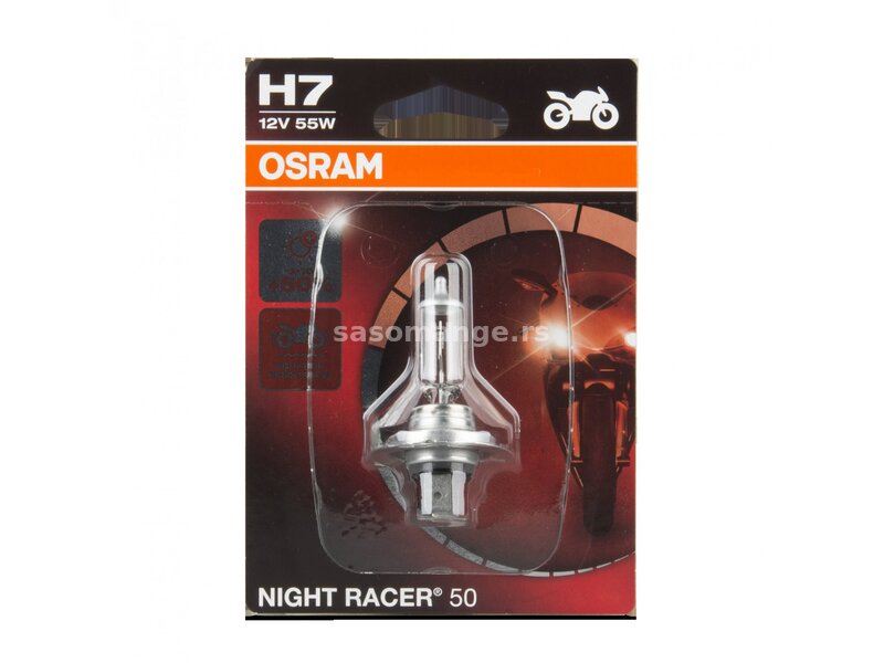 Sijalica moto Osram H7 12v 55w night 50