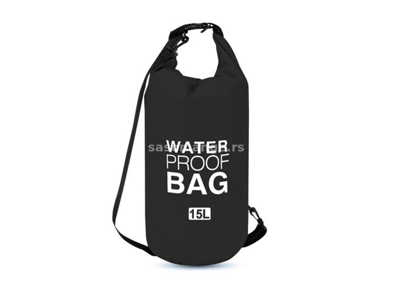 Vodootporna torba Dry Bag 15L crna