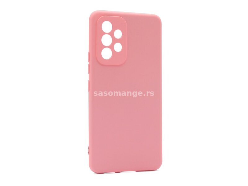 Futrola za Samsung Galaxy A53 5G leđa Soft silikon - roza