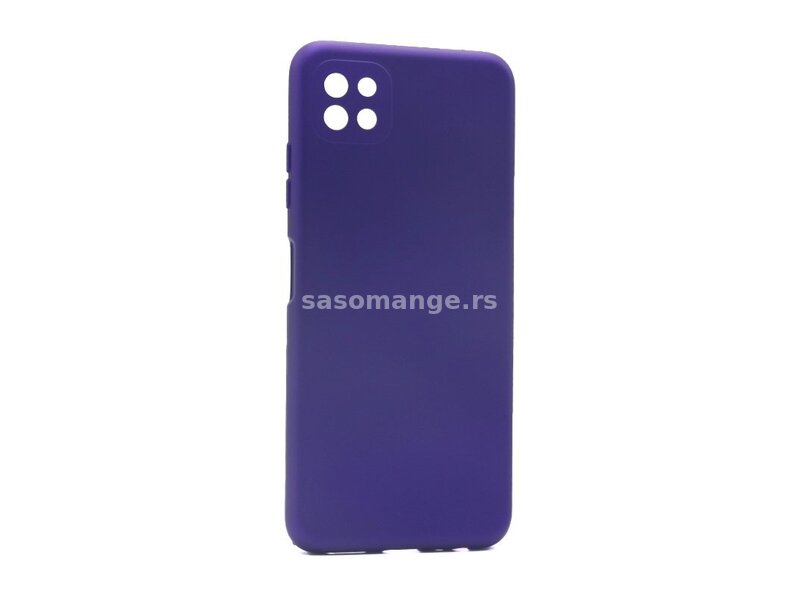 Futrola za Samsung Galaxy F42 5G Soft silikon ljubičasta