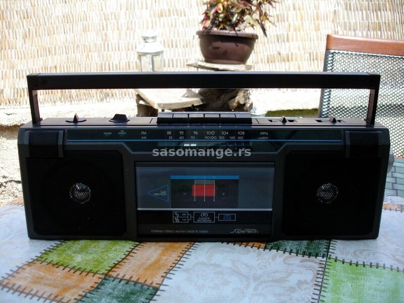 SUPERTECH SRC-910 - nemački stereo radio kasetofon