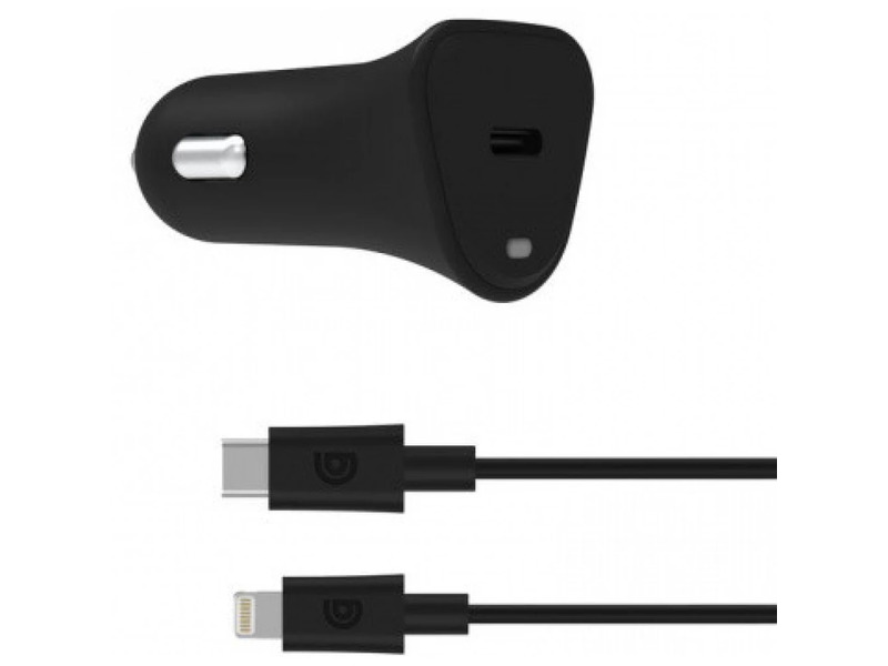 GRIFFIN PowerJolt USB-C PD + USB-C to Lightning cable 18W black