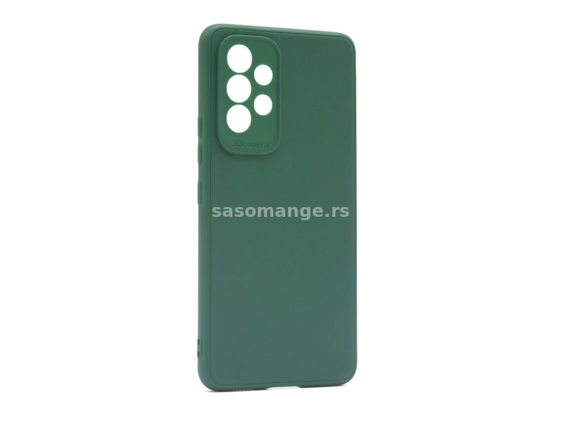Futrola za Samsung Galaxy A53 5G leđa Soft 3D - tamno zelena