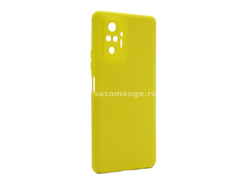 Futrola za Xiaomi Redmi Note 10 Pro/India Soft silikon žuta
