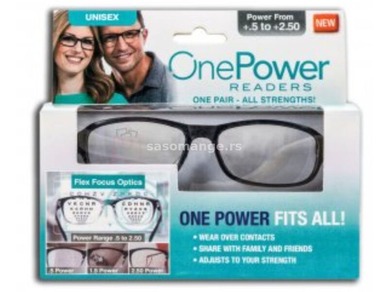 One Power-naočare sa fleksibilnim fokusom-unisex