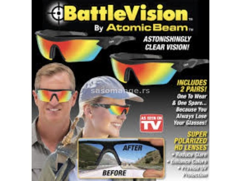 Polarizovane naočare zaštita od zraka Sunca BattleVision