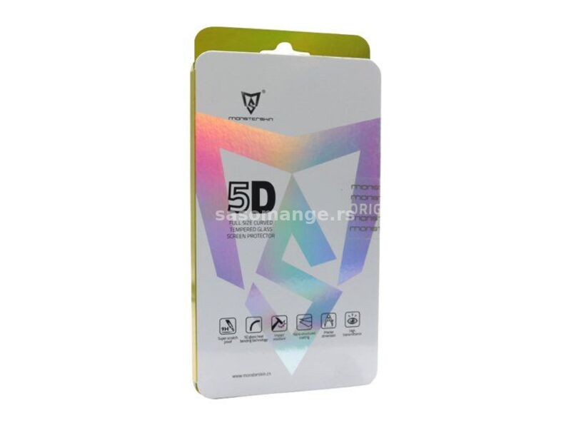 GLASS MONSTERSKIN 5D za iPhone 13 Pro Max crna