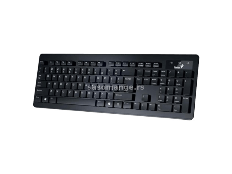 GENIUS Žična tastatura SlimStar 126 (Crna) USB Membranski tasteri SRB (YU)