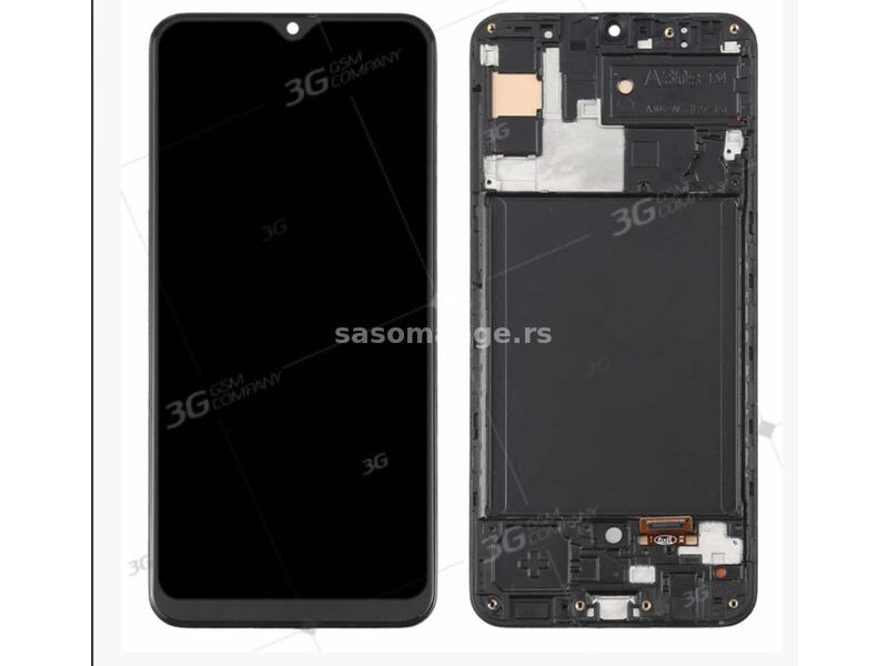 LCD za Samsung A307/Galaxy A30s + touch screen + frame Black