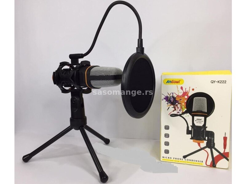 Mikrofon kondenzator Mikrofon QY-K222