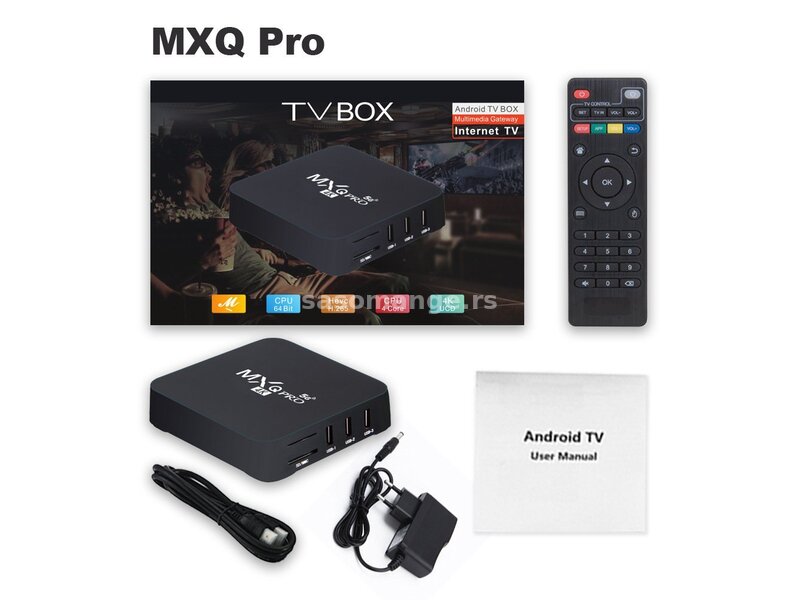 Android box MXQ pro 11.1 128GB+512GB