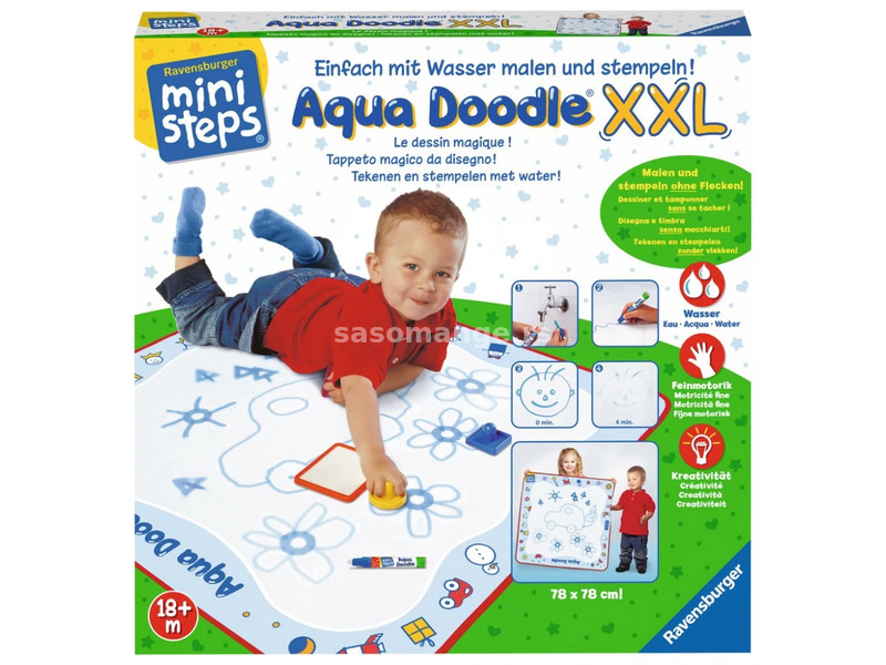 RAVENSBURGER Mini Steps Aqua Doodle XXL set