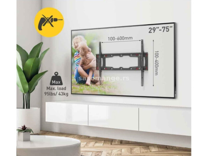 BARKAN ND400.B LCD TV zidni nosač za gipsane zidove od 29" do 75"